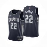 Camiseta Orlando Magic Franz Wagner #22 Ciudad 2023-24 Azul