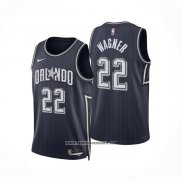 Camiseta Orlando Magic Franz Wagner #22 Ciudad 2023-24 Azul