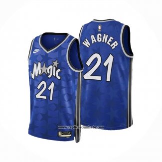 Camiseta Orlando Magic Moritz Wagner #21 Classic 2023-24 Azul