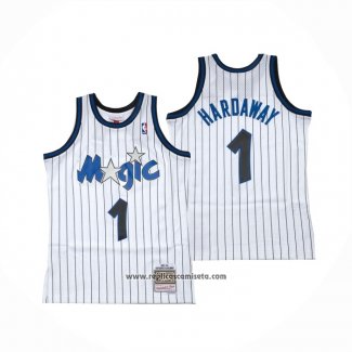 Camiseta Orlando Magic Penny Hardaway #1 Hardwood Classics Throwback Blanco