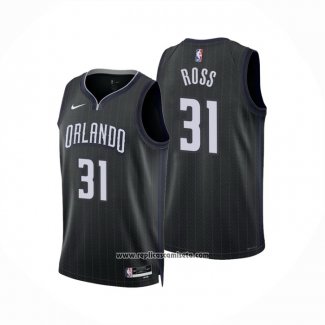 Camiseta Orlando Magic Terrence Ross #31 Ciudad 2022-23 Negro