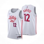 Camiseta Philadelphia 76ers Tobias Harris #12 Ciudad 2022-23 Blanco