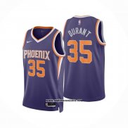 Camiseta Phoenix Suns Kevin Durant #35 Icon Violeta