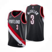 Camiseta Portland Trail Blazers C.J. McCollum #3 Icon 2020-21 Negro