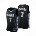 Camiseta San Antonio Spurs Josh Richardson #7 Statement 2022-23 Negro