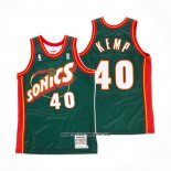 Camiseta Seattle SuperSonics Shawn Kemp #40 Historic Retro Verde2