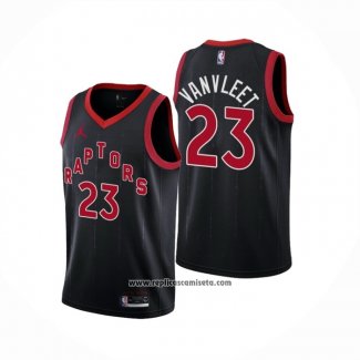 Camiseta Toronto Raptors Fred Vanvleet #23 Statement 2020-21 Negro