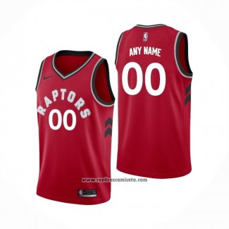 Camiseta Toronto Raptors Personalizada Icon Rojo