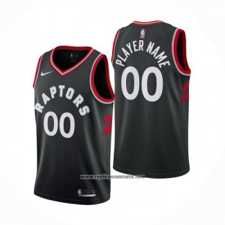 Camiseta Toronto Raptors Personalizada Statement Negro