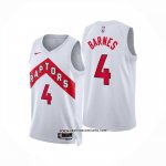 Camiseta Toronto Raptors Scottie Barnes #4 Association 2024-25 Blanco
