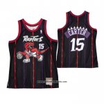 Camiseta Toronto Raptors Vince Carter #15 Hardwood Classics Negro