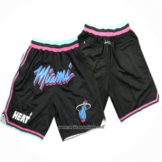 Pantalone Miami Heat Negro