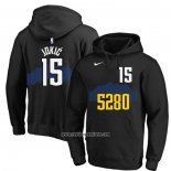 Sudaderas con Capucha Denver Nuggets Nikola Jokic Ciudad 2023-24 Negro