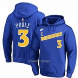 Sudaderas con Capucha Golden State Warriors Jordan Poole Classic 2022-23 Azul