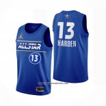 Camiseta All Star 2021 Brooklyn Nets James Harden #13 Azul