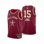 Camiseta All Star 2024 Denver Nuggets Nikola Jokic #15 Rojo