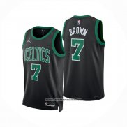 Camiseta Boston Celtics Jaylen Brown NO 7 Statement 2025-26 Negro