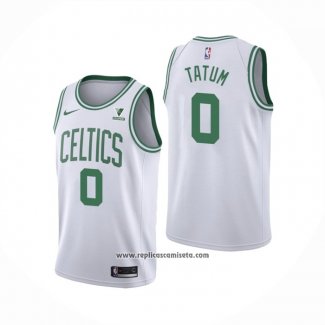 Camiseta Boston Celtics Jayson Tatum #0 Association 2021-22 Blanco