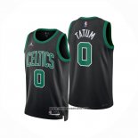 Camiseta Boston Celtics Jayson Tatum NO 0 Statement 2023-25 Negro