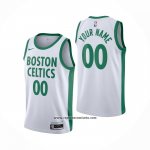 Camiseta Boston Celtics Personalizada Ciudad 2020-21 Blanco