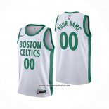 Camiseta Boston Celtics Personalizada Ciudad 2020-21 Blanco