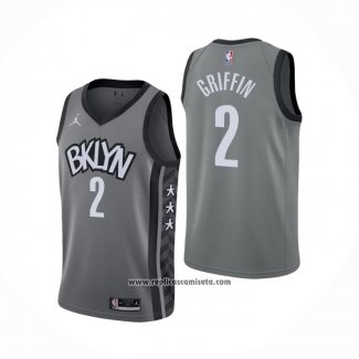 Camiseta Brooklyn Nets Blake Griffin #2 Statement 2021 Gris