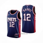 Camiseta Brooklyn Nets Joe Harris #12 Ciudad 2021-22 Azul