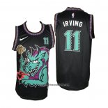 Camiseta Brooklyn Nets Kyrie Irving #11 Swamp Dragon Negro