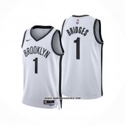 Camiseta Brooklyn Nets Mikal Bridges #1 Association 2022-23 Blanco