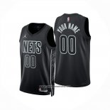 Camiseta Brooklyn Nets Personalizada Statement 2024-25 Negro