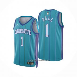 Camiseta Charlotte Hornets LaMelo Ball #1 Classic 2023-24 Verde