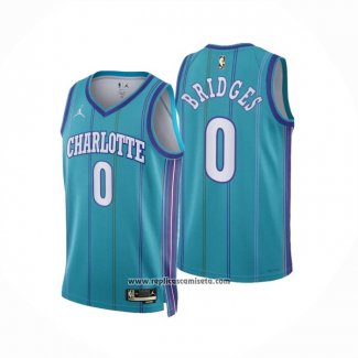 Camiseta Charlotte Hornets Miles Bridges #0 Classic 2023-24 Verde