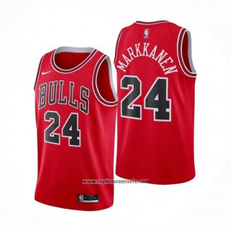 Camiseta Chicago Bulls Lauri Markkanen #24 Icon 2020-21 Rojo