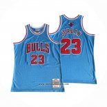 Camiseta Chicago Bulls Michael Jordan #23 Mitchell & Ness 1997-98 Azul