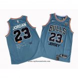 Camiseta Chicago Bulls Michael Jordan #23 Retro Azul