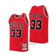 Camiseta Chicago Bulls Scottie Pippen #33 1997-98 NBA Finals Mitchell & Ness Rojo