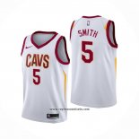 Camiseta Cleveland Cavaliers Cavaliers Dennis Smith #5 Association 2017-18 Blanco