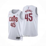 Camiseta Cleveland Cavaliers Donovan Mitchell #45 Association 2022-23 Blanco
