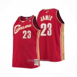 Camiseta Cleveland Cavaliers LeBron James #23 Mitchell & Ness 2003-04 Rojo