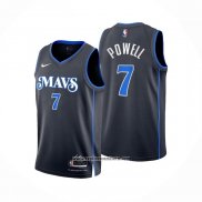 Camiseta Dallas Mavericks Dwight Powell #7 Ciudad 2023-24 Azul