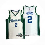 Camiseta Dallas Mavericks Kyrie Irving #2 Ciudad Blanco