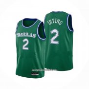 Camiseta Dallas Mavericks Kyrie Irving #2 Hardwood Classics 2022-23 Verde