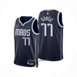 Camiseta Dallas Mavericks Luka Doncic #77 Statement 2022-23 Azul