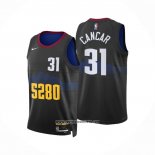 Camiseta Denver Nuggets Vlatko Cancar #31 Ciudad 2023-24 Negro