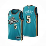 Camiseta Detroit Pistons Alec Burks #5 Classic 2022-23 Verde