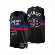 Camiseta Detroit Pistons Isaiah Stewart #28 Statement 2022-23 Negro