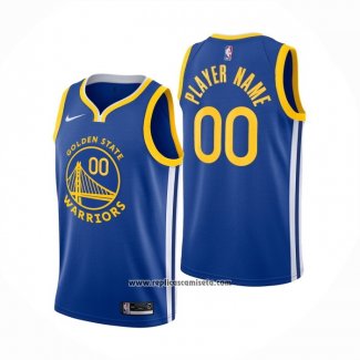 Camiseta Golden State Warriors Personalizada Icon 2020-21 Azul