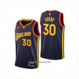 Camiseta Golden State Warriors Stephen Curry #30 Ciudad 2020-21 Blanco