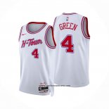 Camiseta Houston Rockets Jalen Green #4 Ciudad 2023-24 Blanco