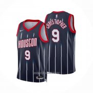 Camiseta Houston Rockets Josh Christopher #9 Ciudad 2022-23 Negro